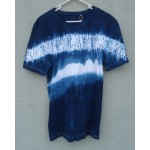 Indigo Dyed Shibori T-Shirt 004