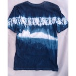 Indigo Dyed Shibori T-Shirt 004