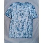 Indigo Dyed Shibori T-Shirt 005