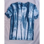 Indigo Dyed Shibori T-Shirt 006