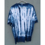 Indigo Dyed Shibori T-Shirt 007