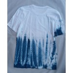 Indigo Dyed Shibori T-Shirt 008