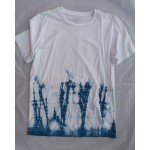 Indigo Dyed Shibori T-Shirt 009