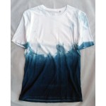 Indigo Dyed Shibori T-Shirt 010