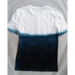 Indigo Dyed Shibori T-Shirt 011