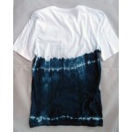 Indigo Dyed Shibori T-Shirt 012