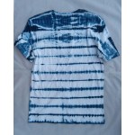 Indigo Dyed Shibori T-Shirt 014