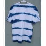 Indigo Dyed Shibori T-Shirt 015