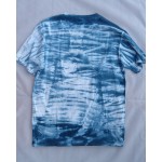 Indigo Dyed Shibori T-Shirt 016