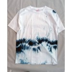 Indigo Dyed Shibori T-Shirt 019