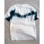 Indigo Dyed Shibori T-Shirt 020