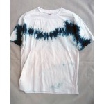 Indigo Dyed Shibori T-Shirt 020