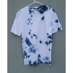 Indigo Dyed Shibori T-Shirt 022