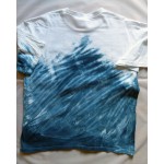 Indigo Dyed Shibori T-Shirt 024