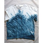 Indigo Dyed Shibori T-Shirt 024