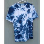 Indigo Dyed Shibori T-Shirt 025