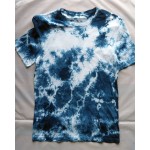 Indigo Dyed Shibori T-Shirt 025