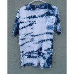 Indigo Dyed Shibori T-Shirt 026