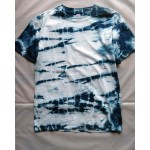 Indigo Dyed Shibori T-Shirt 026