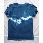 Indigo Dyed Shibori T-Shirt 027