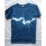 Indigo Dyed Shibori T-Shirt 027