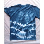 Indigo Dyed Shibori T-Shirt 030