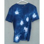 Indigo Dyed Shibori T-Shirt 031