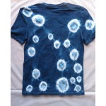 Indigo Dyed Shibori T-Shirt 032