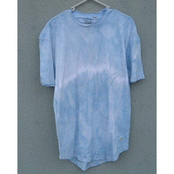 Indigo Dyed Shibori T-Shirt 033