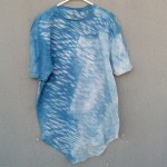 Indigo Dyed Shibori T-Shirt 034