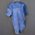 Indigo Dyed Shibori T-Shirt 034