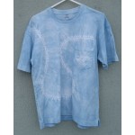 Indigo Dyed Shibori T-Shirt 035