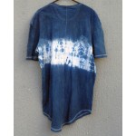 Indigo Dyed Shibori T-Shirt 040