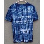 Indigo Dyed Shibori T-Shirt 041