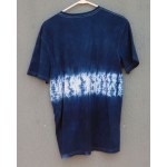 Indigo Dyed Shibori T-Shirt 043