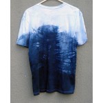 Indigo Dyed Shibori T-Shirt 044