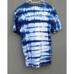 Indigo Dyed Shibori T-Shirt 045