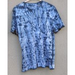 Indigo Dyed Shibori T-Shirt 047