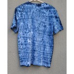 Indigo Dyed Shibori T-Shirt 047