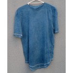 Indigo Dyed Shibori T-Shirt 050