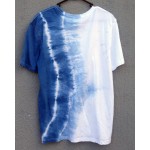 Indigo Dyed Shibori T-Shirt 052