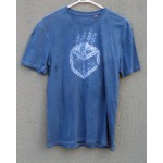 Indigo Dyed Shibori T-Shirt 053