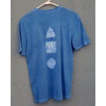 Indigo Dyed Shibori T-Shirt 054