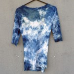 Indigo Dyed Shibori Woman's Top 011