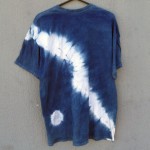 Indigo Dyed Shibori T-Shirt 064