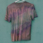 Sappanwood and Indigo Dyed Shibori T-Shirt 069