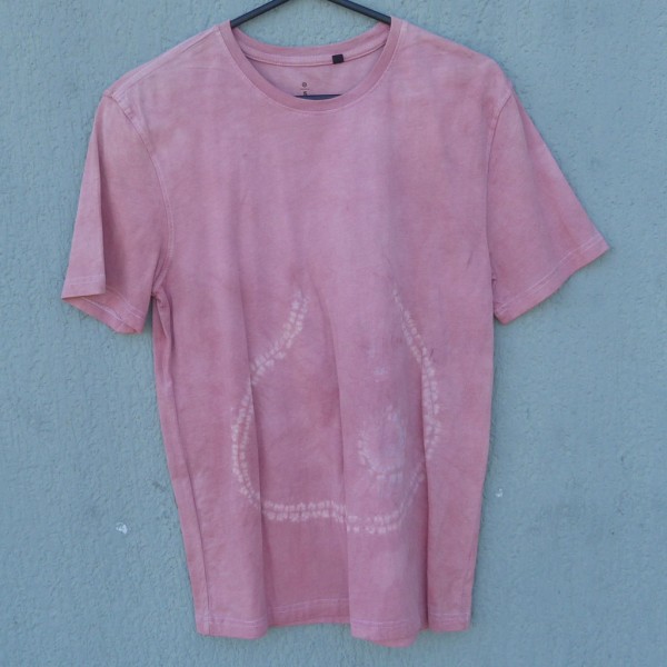 Sappanwood Dyed Shibori T-Shirt 073