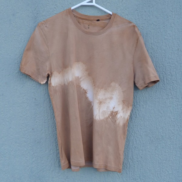 Cutch Dyed Shibori T-Shirt 080