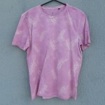 Cochineal Dyed Shibori T-Shirt 084