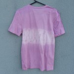 Cochineal Dyed Shibori T-Shirt 085